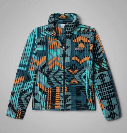 Boys' Castle Dale Printed Full Zip Fleece