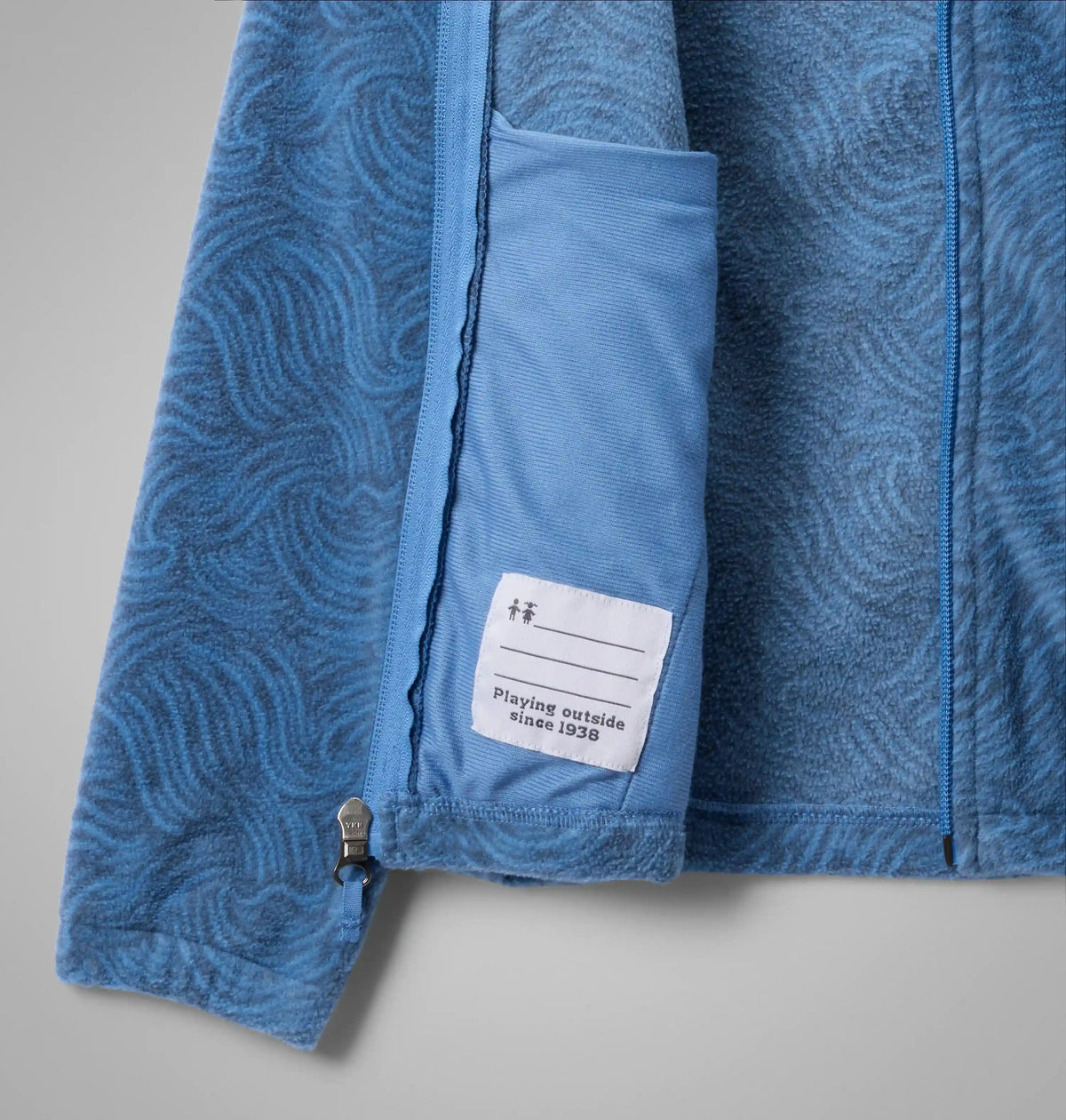 Boys' Castle Dale Printed Full Zip Fleece