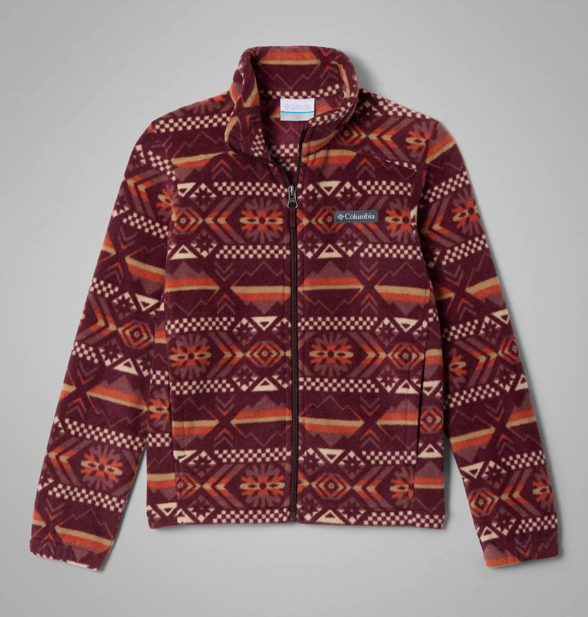 Boys' Castle Dale Printed Full Zip Fleece