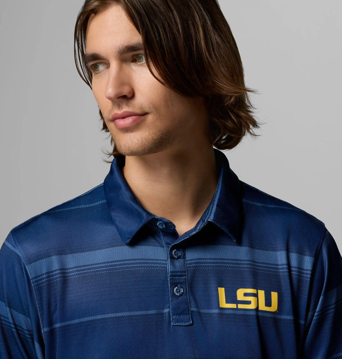 Men's Collegiate PFG Super Terminal Tackle Polo - LSU