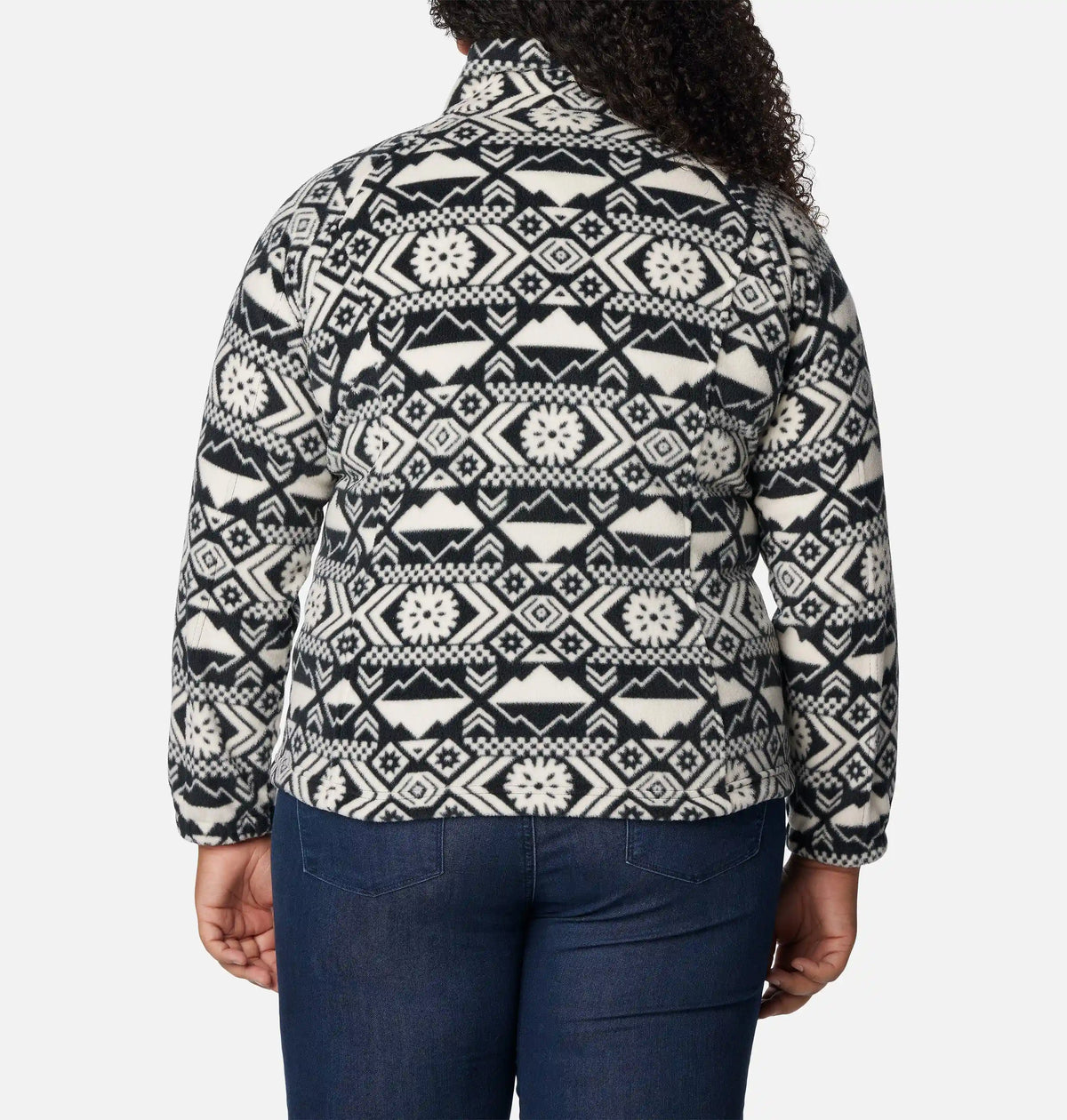 Women's Benton Springs Printed Full Zip Fleece Jacket - Plus Size