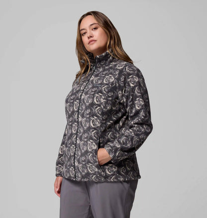 Women's Benton Springs Printed Full Zip Fleece Jacket - Plus Size