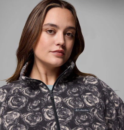 Women's Benton Springs Printed Full Zip Fleece Jacket - Plus Size
