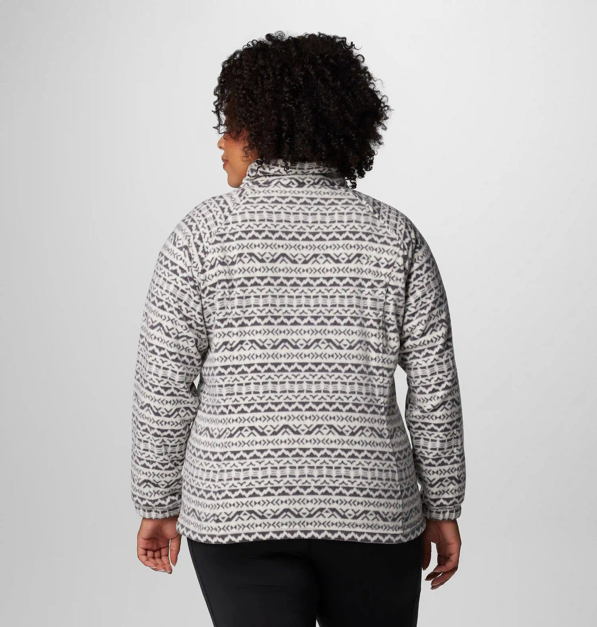 Women's Benton Springs Printed Full Zip Fleece Jacket - Plus Size