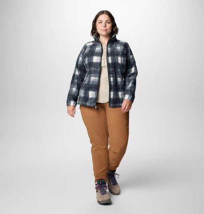 Women's Benton Springs Printed Full Zip Fleece Jacket - Plus Size