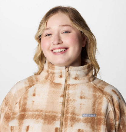 Women's Benton Springs Printed Full Zip Fleece Jacket - Plus Size