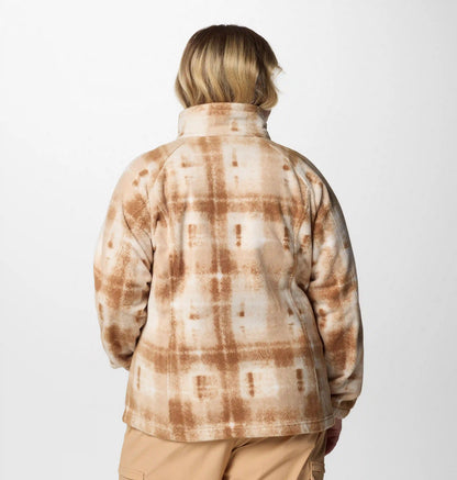 Women's Benton Springs Printed Full Zip Fleece Jacket - Plus Size