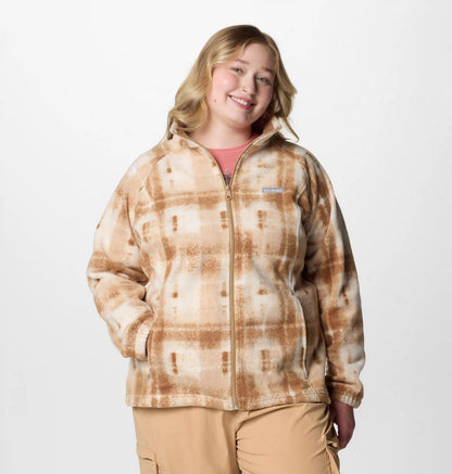 Women's Benton Springs Printed Full Zip Fleece Jacket - Plus Size