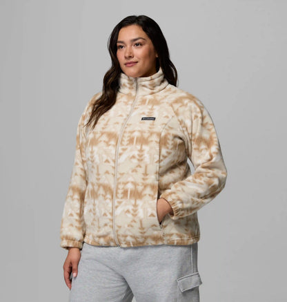 Women's Benton Springs Printed Full Zip Fleece Jacket - Plus Size