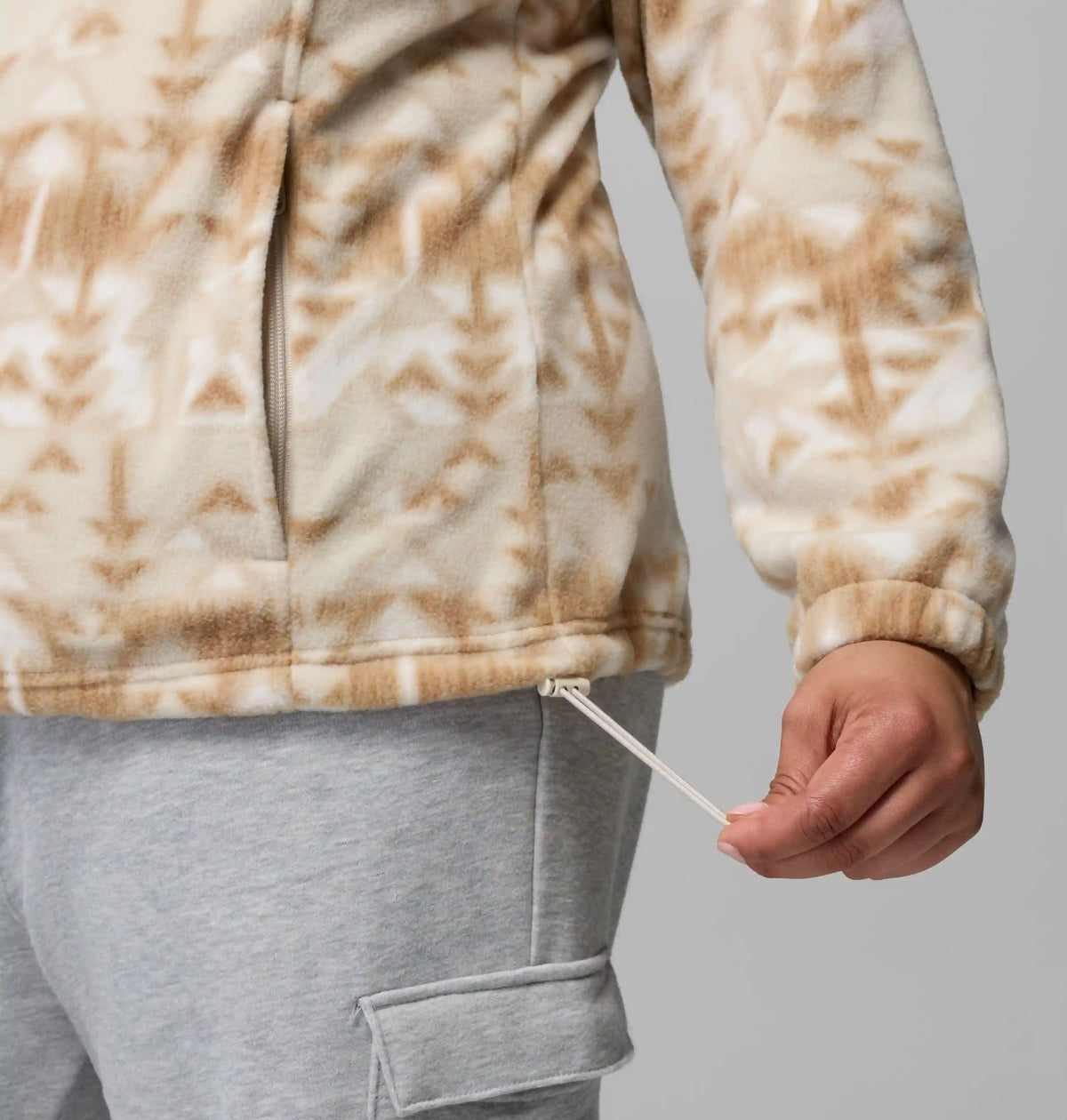 Women's Benton Springs Printed Full Zip Fleece Jacket - Plus Size