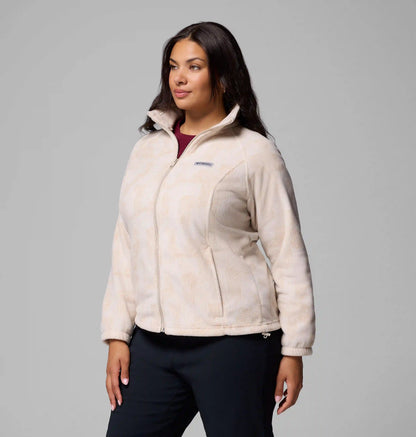 Women's Benton Springs Printed Full Zip Fleece Jacket - Plus Size