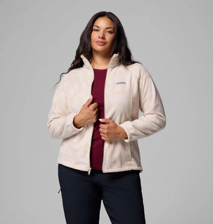 Women's Benton Springs Printed Full Zip Fleece Jacket - Plus Size