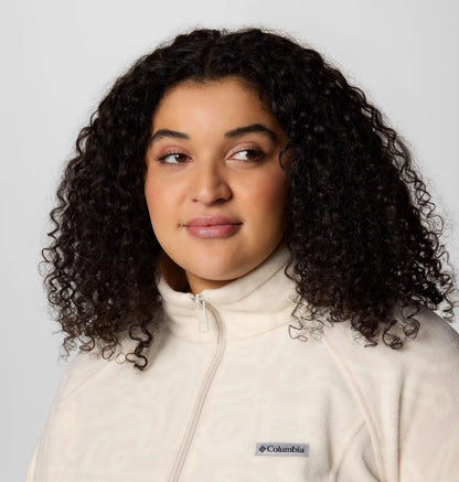 Women's Benton Springs Printed Full Zip Fleece Jacket - Plus Size