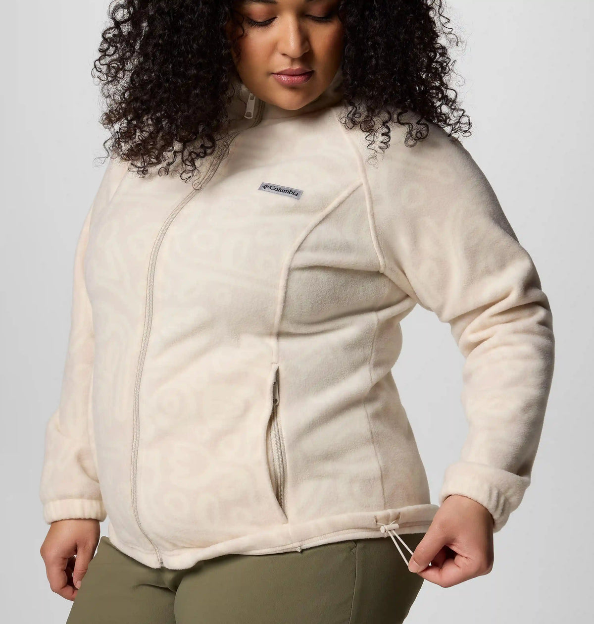 Women's Benton Springs Printed Full Zip Fleece Jacket - Plus Size