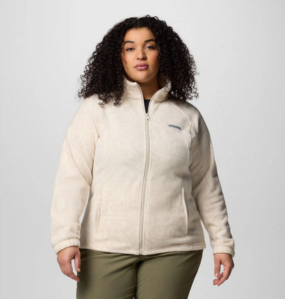 Women's Benton Springs Printed Full Zip Fleece Jacket - Plus Size