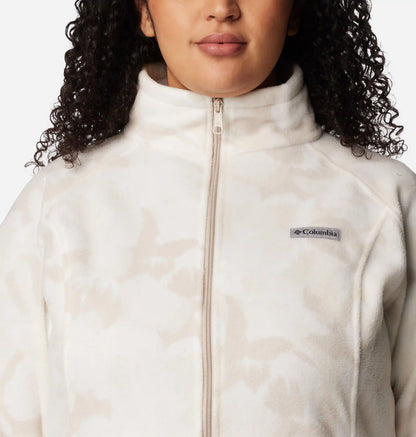 Women's Benton Springs Printed Full Zip Fleece Jacket - Plus Size