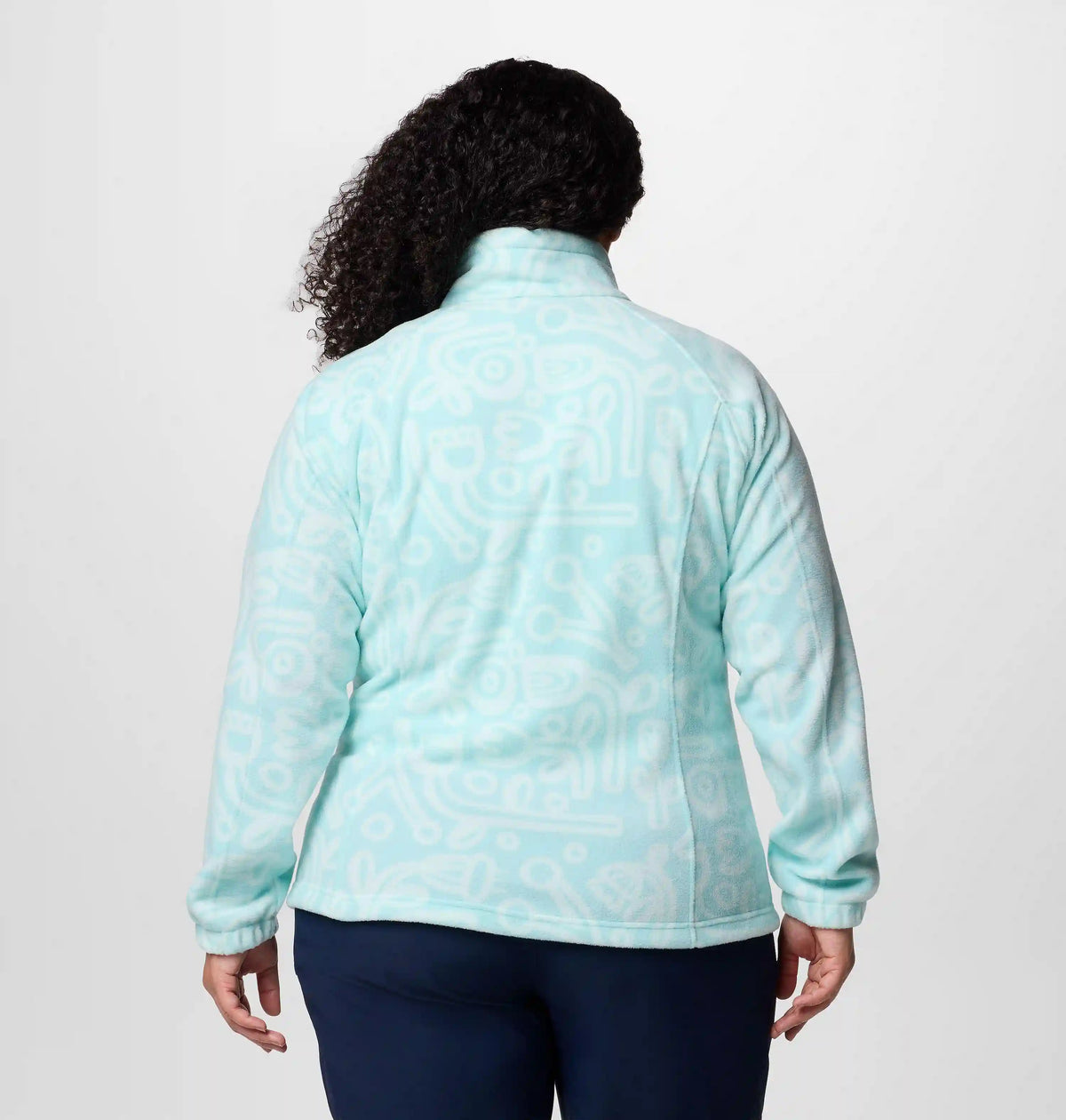 Women's Benton Springs Printed Full Zip Fleece Jacket - Plus Size