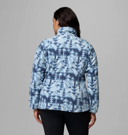 Women's Benton Springs Printed Full Zip Fleece Jacket - Plus Size