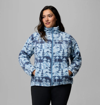 Women's Benton Springs Printed Full Zip Fleece Jacket - Plus Size