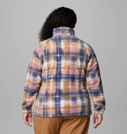 Women's Benton Springs Printed Full Zip Fleece Jacket - Plus Size