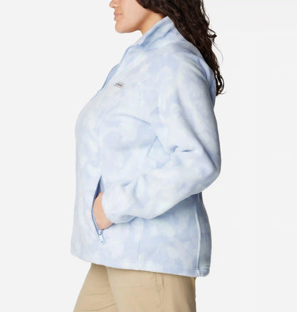 Women's Benton Springs Printed Full Zip Fleece Jacket - Plus Size