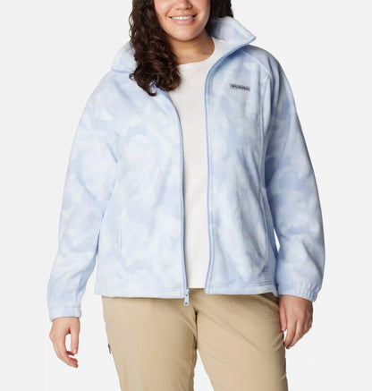 Women's Benton Springs Printed Full Zip Fleece Jacket - Plus Size