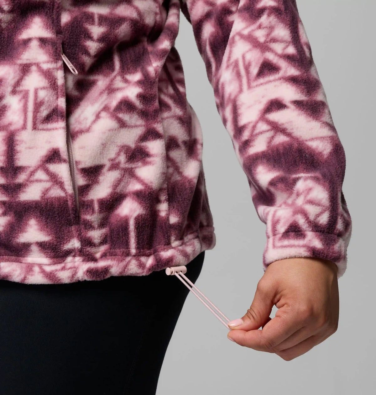 Women's Benton Springs Printed Full Zip Fleece Jacket - Plus Size