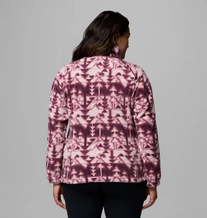 Women's Benton Springs Printed Full Zip Fleece Jacket - Plus Size