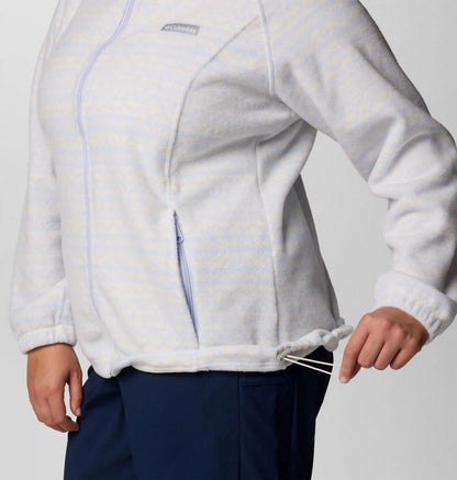 Women's Benton Springs Printed Full Zip Fleece Jacket - Plus Size