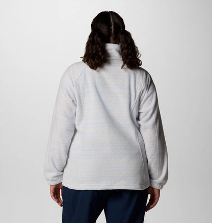 Women's Benton Springs Printed Full Zip Fleece Jacket - Plus Size