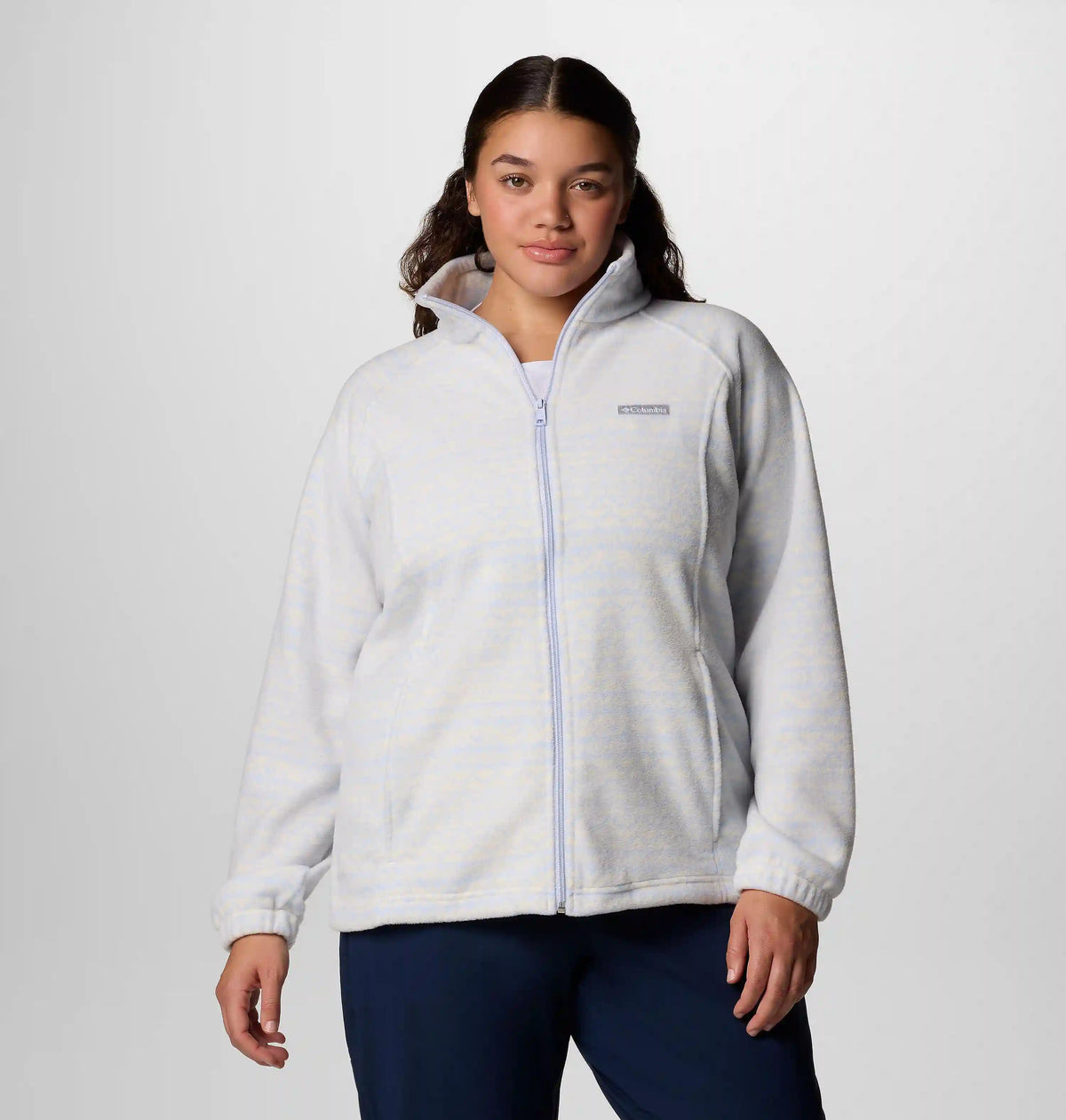 Women's Benton Springs Printed Full Zip Fleece Jacket - Plus Size