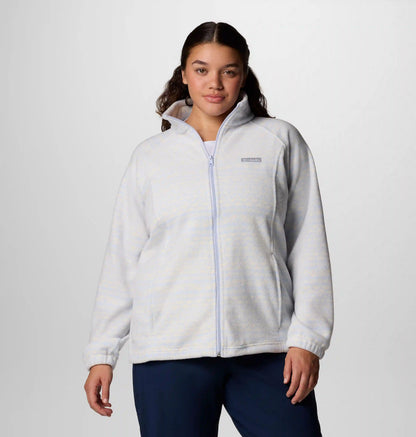 Women's Benton Springs Printed Full Zip Fleece Jacket - Plus Size