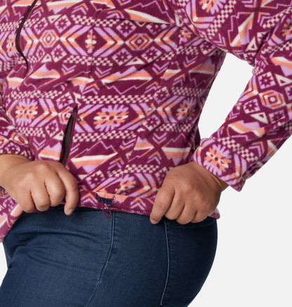 Women's Benton Springs Printed Full Zip Fleece Jacket - Plus Size