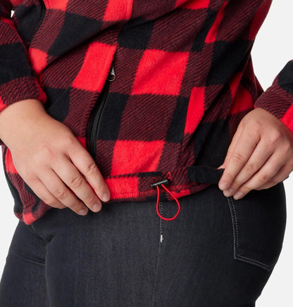 Women's Benton Springs Printed Full Zip Fleece Jacket - Plus Size