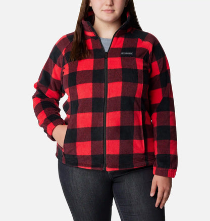 Women's Benton Springs Printed Full Zip Fleece Jacket - Plus Size
