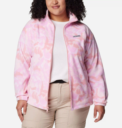 Women's Benton Springs Printed Full Zip Fleece Jacket - Plus Size