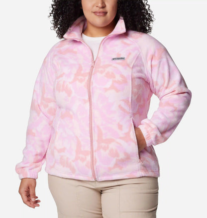 Women's Benton Springs Printed Full Zip Fleece Jacket - Plus Size