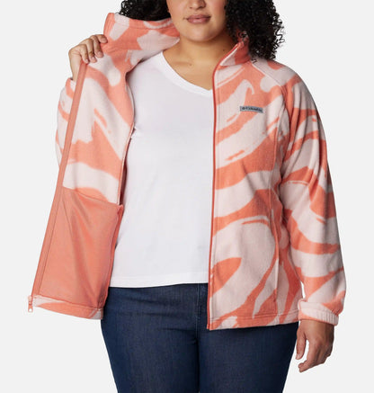 Women's Benton Springs Printed Full Zip Fleece Jacket - Plus Size