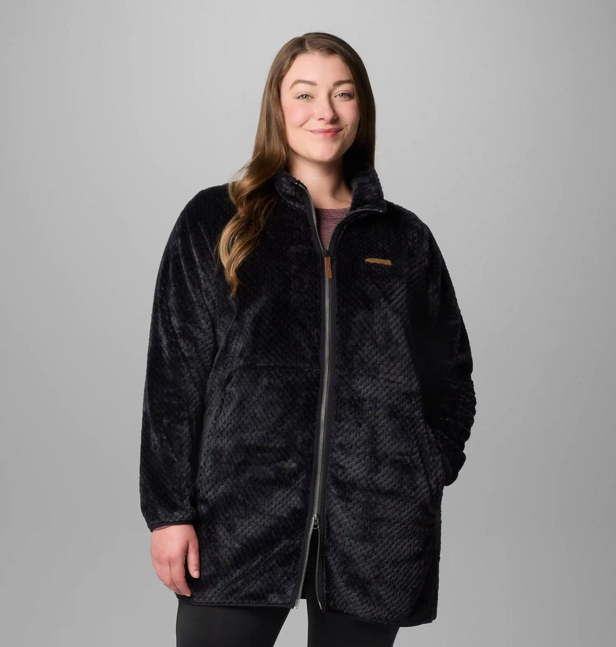 Women's Fire Side Long Full Zip Fleece Jacket - Plus Size