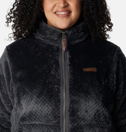Women's Fire Side Long Full Zip Fleece Jacket - Plus Size
