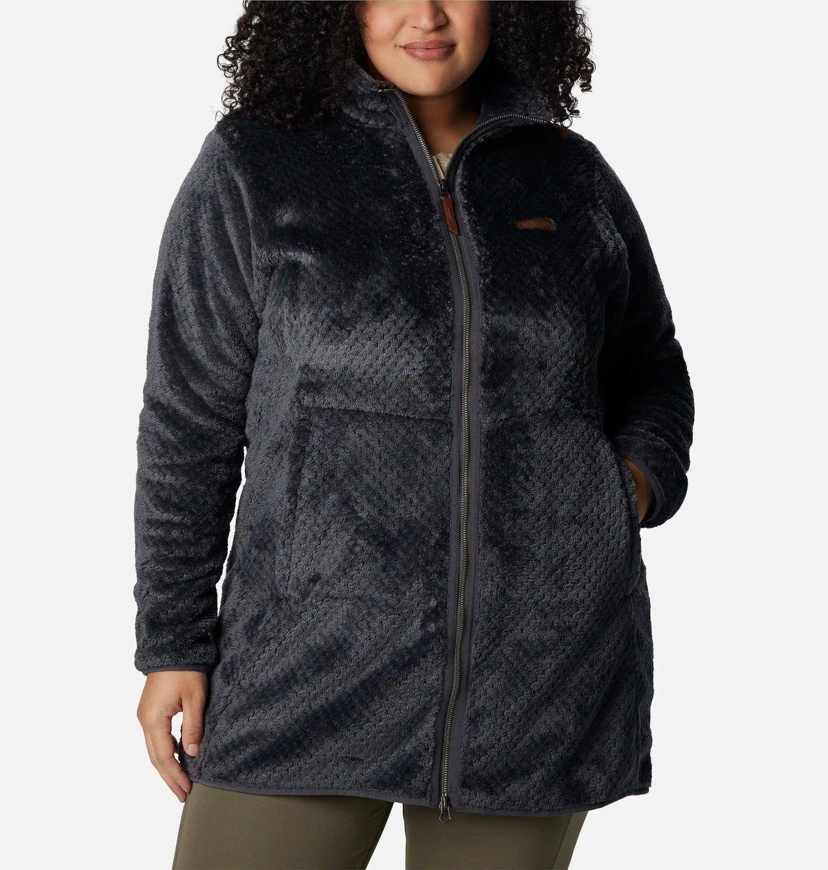 Women's Fire Side Long Full Zip Fleece Jacket - Plus Size