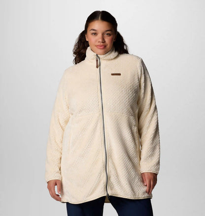 Women's Fire Side Long Full Zip Fleece Jacket - Plus Size