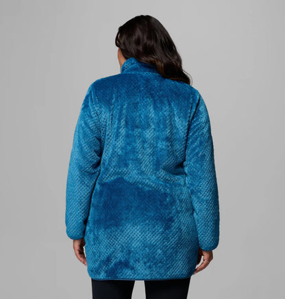 Women's Fire Side Long Full Zip Fleece Jacket - Plus Size