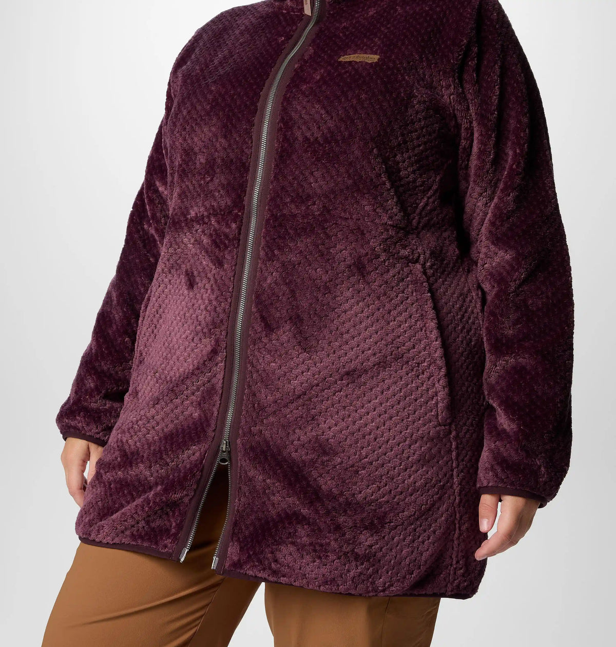 Women's Fire Side Long Full Zip Fleece Jacket - Plus Size