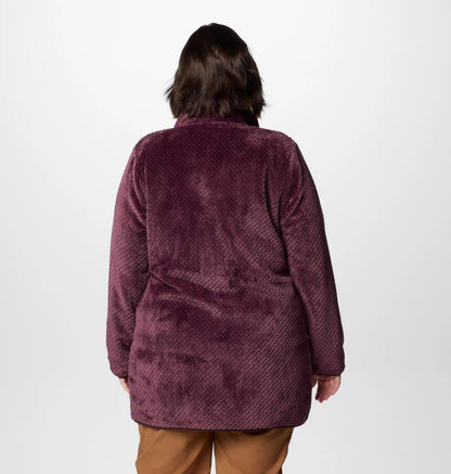Women's Fire Side Long Full Zip Fleece Jacket - Plus Size