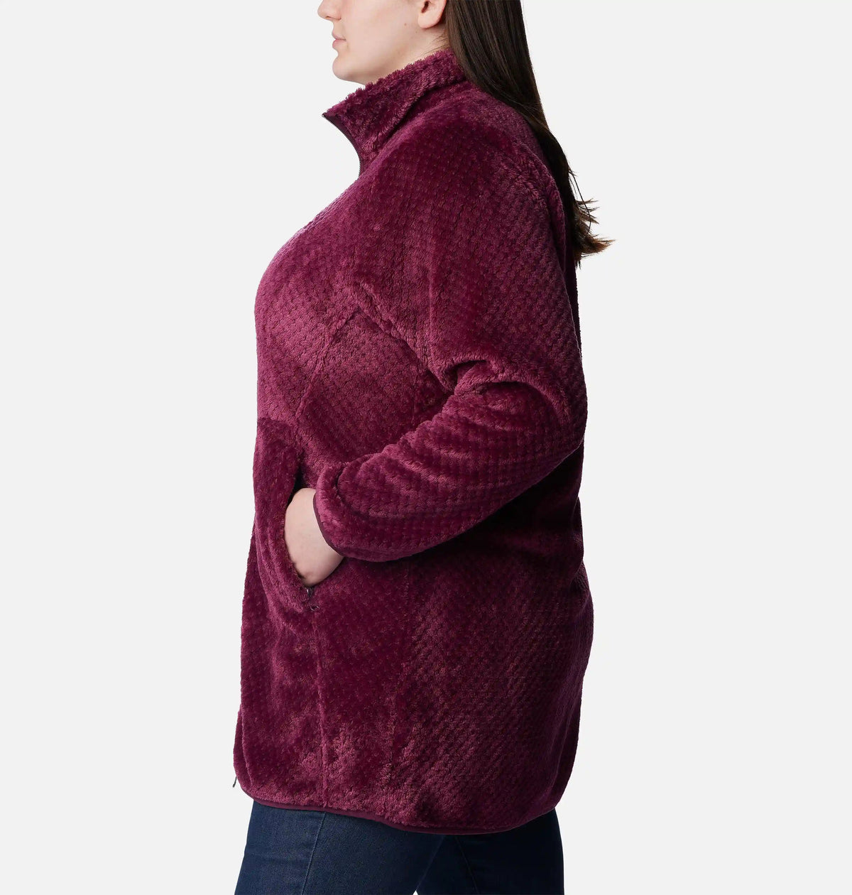 Women's Fire Side Long Full Zip Fleece Jacket - Plus Size