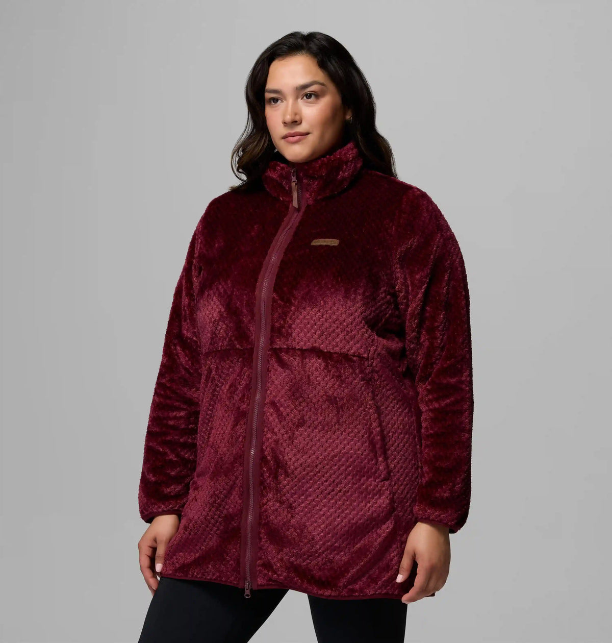 Women's Fire Side Long Full Zip Fleece Jacket - Plus Size