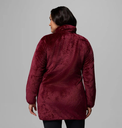 Women's Fire Side Long Full Zip Fleece Jacket - Plus Size