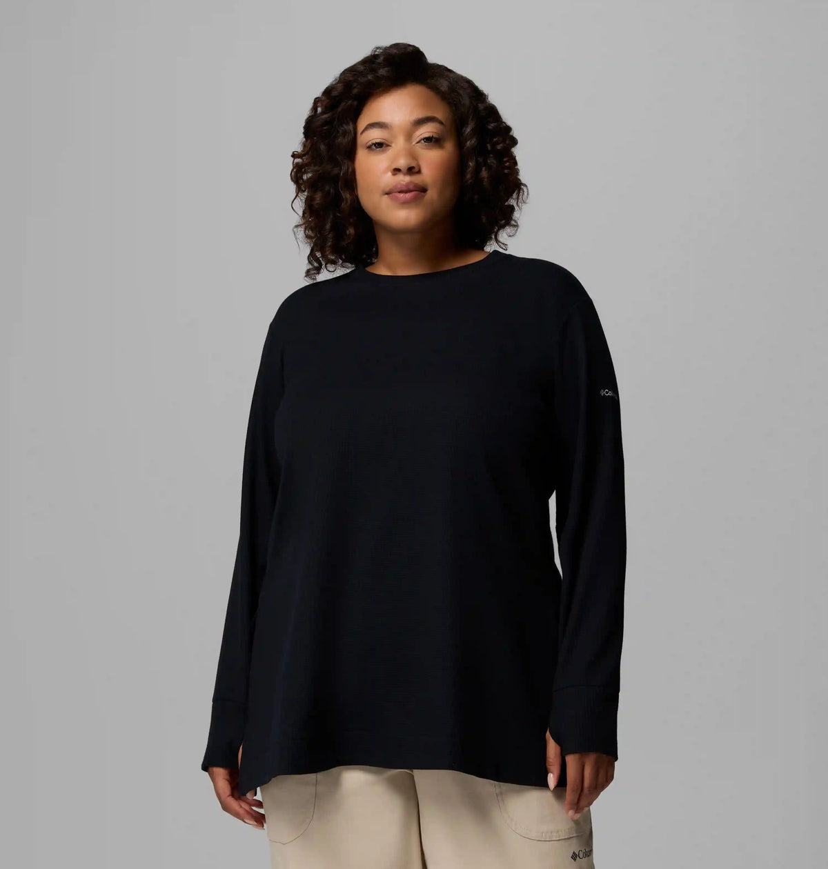 Women's Holly Hideaway Waffle Tunic - Plus Size