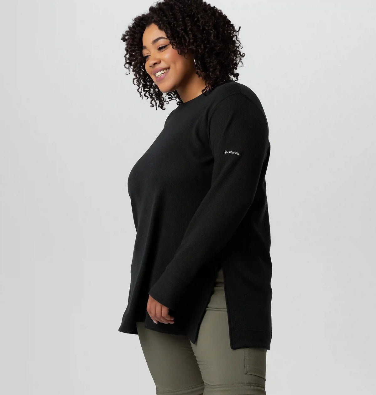 Women's Holly Hideaway Waffle Tunic - Plus Size